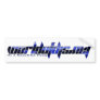 Blue Bumper Sticker