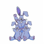 Blue Bunnies Photo Sculpture photo sculptures