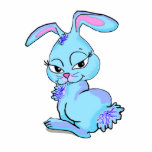 Blue Bunny Rabbit Photo Sculpture photo sculptures