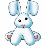 Blue Bunny Wall Sculpture photo sculptures