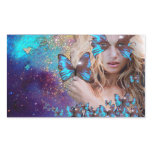BLUE BUTERRFLY BEAUTY MAKEUP ARTIST stickers