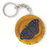 Blue butterfly and the sunflower keychains