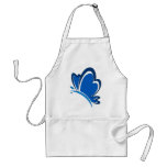 Blue Butterfly Apron