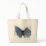 Blue Butterfly Canvas Bags