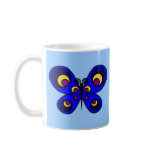 Blue Butterfly Beautiful Bridesmaid Thank You Mug