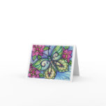 * Blue Butterfly * - Blank Card
