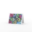 * Blue Butterfly * - Blank Card
