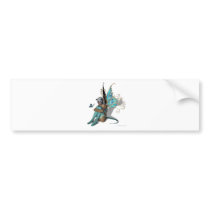 Blue Butterfly Bumper Stickers
