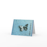 Blue Butterfly Greeting Card
