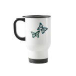 Blue Butterfly Designs Plastic Travel Mug