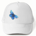Blue butterfly hat