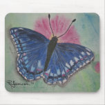 BLUE BUTTERFLY IN A MEADOW mousepads