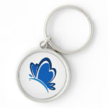 Blue Butterfly Keychain