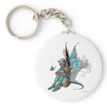 Blue Butterfly Keychains