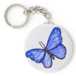 Blue Butterfly Keychain