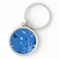 Blue Butterfly Keychains