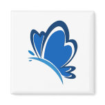 Blue Butterfly Magnet
