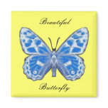 Blue Butterfly Magnet