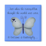 Blue Butterfly Magnet