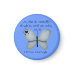 Blue Butterfly Magnet