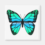 Blue Butterfly Magnet