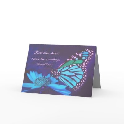 Blue Butterfly Mother's Day Card by elenaind