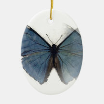 Blue Butterfly Ornament