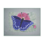 BLUE BUTTERFLY POST CARD