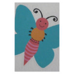 blue butterfly stationery design