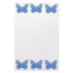 Blue Butterfly Stationery