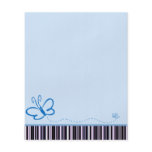 Blue Butterfly Stationery Flyer