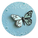 Blue Butterfly stickers