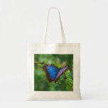 Blue Butterfly Tote Bags