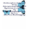 Blue Butterfly t-shirts