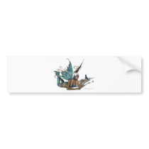 Blue Butterfy 3 Bumper Sticker