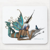 Blue Butterfy 3 Mouse Pads