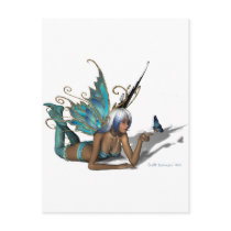 Blue Butterfy 3 Postcard