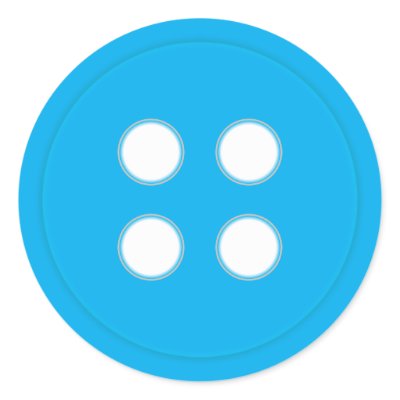 Blue Button Sticker by lioneyes