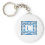 Blue C Key Chain