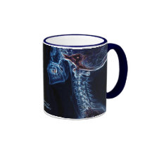 Blue C-spine (double image) mug