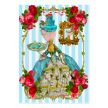 Blue Cakes and Pink Rose Tea Business Cards business cards