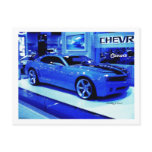 "Blue Camaro" © 2009 S.J. postcards