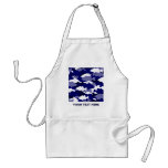 Blue Camo Bass Fishing Aprons