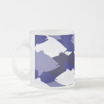 Blue Camo Bass Fishing Coffee Mug