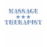 Blue Camo Massage Therapist T-Shirt