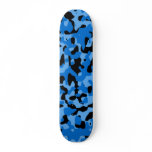 Blue Camo Skate Board Deck
