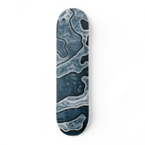 Blue Camo Skateboard