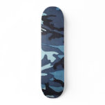 Blue Camo Skateboard Pro