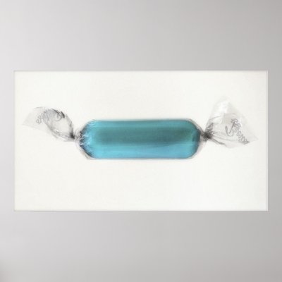 Blue Candy Print by Rick_Levy