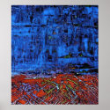 BLUE CANYON CANVAS OR POSTER posters